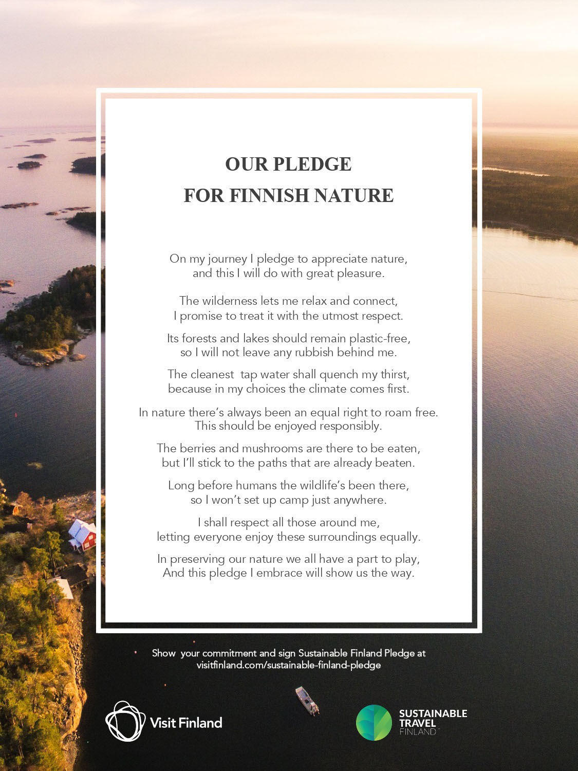 compromiso con la naturaleza finlandia