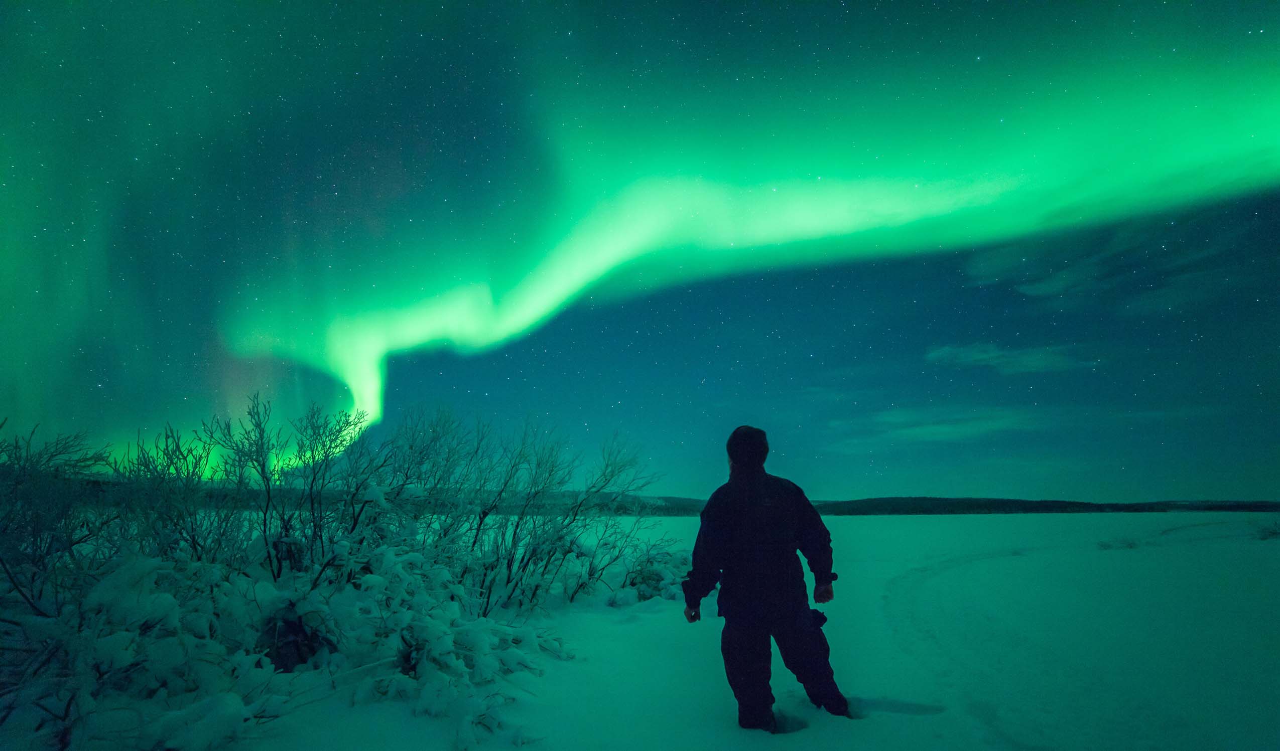 la aurora boreal finlandia