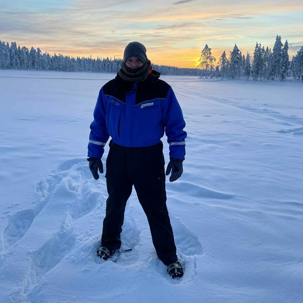 Ernesto Daubar equipo Salla papá noel en Laponia viajes